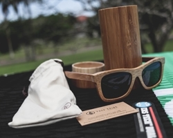 Tree Tribe Bamboo Wayfarer Sunglasses