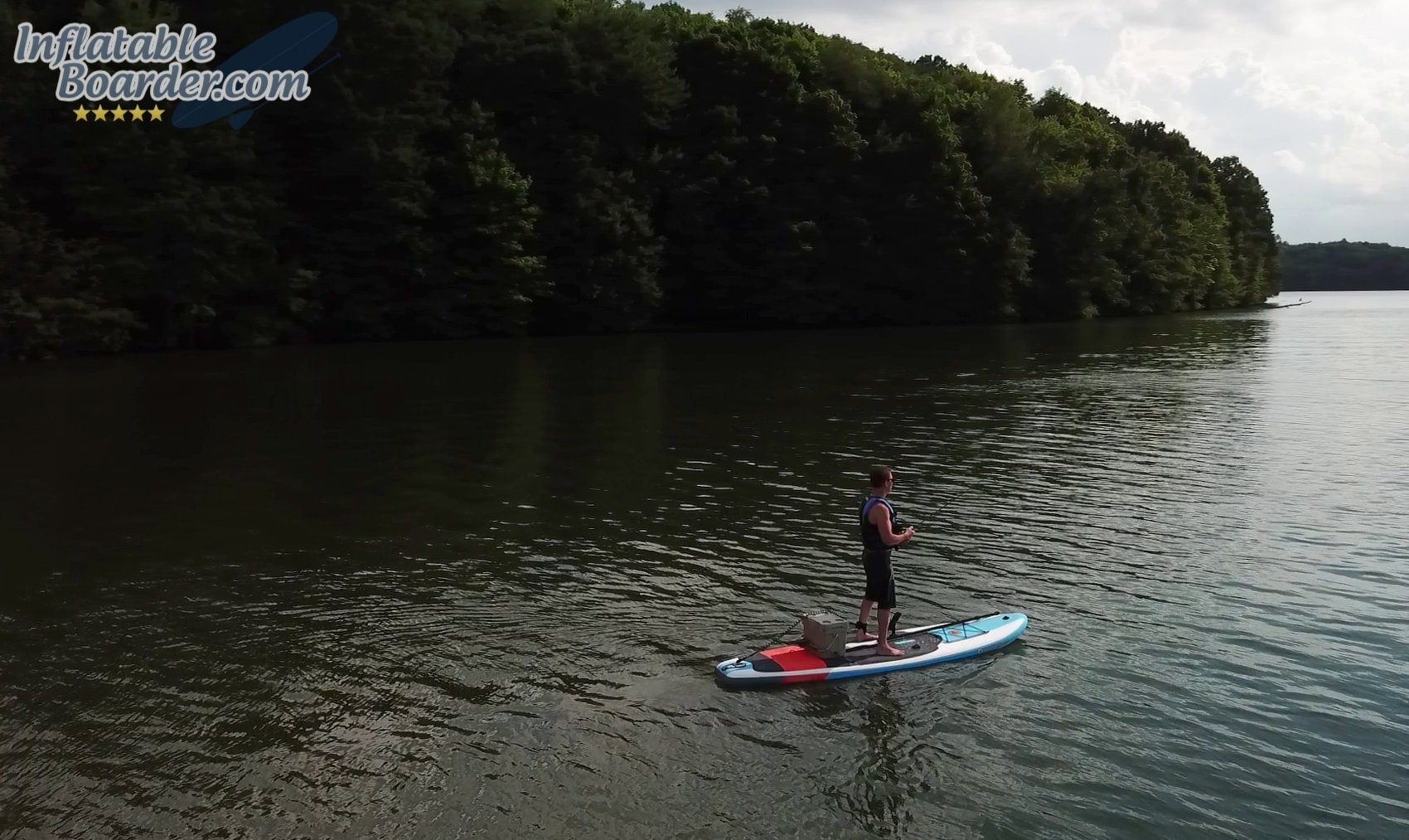 SUP Fishing on Lake