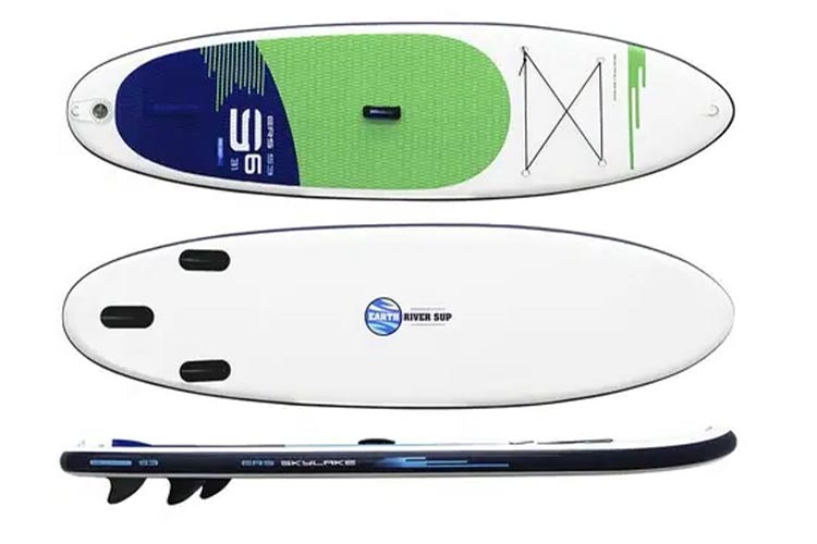 Earth River Skylake 9'6 S3 Green inflatable paddle board review