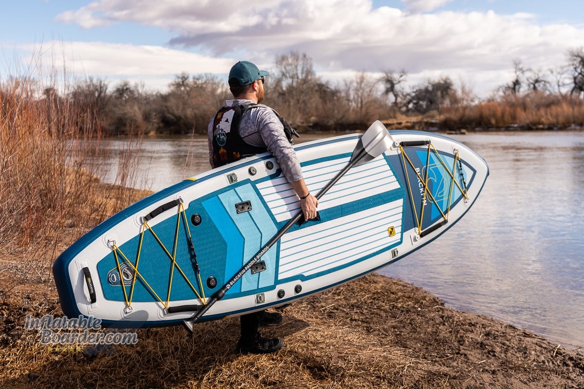 Blackfin Model XL best iSUP for heavy paddlers