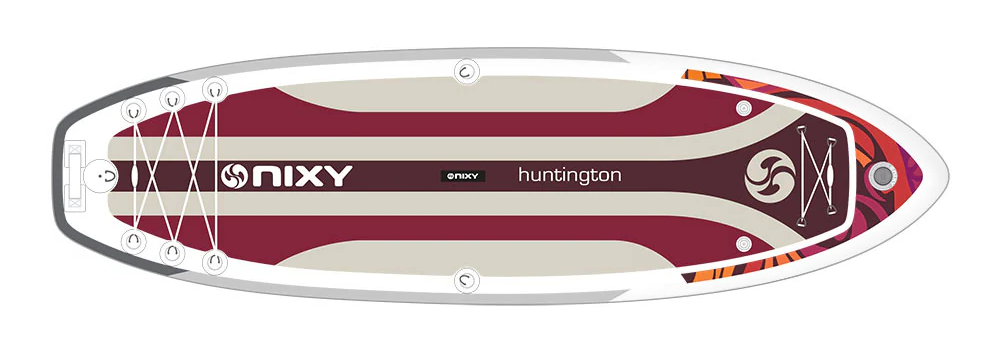 NIXY Huntington G5 Compact inflatable paddle board.