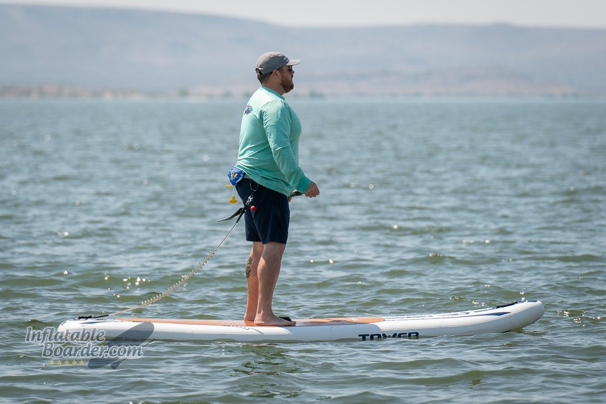 Tower Yachtsman iSUP rigidity while standing