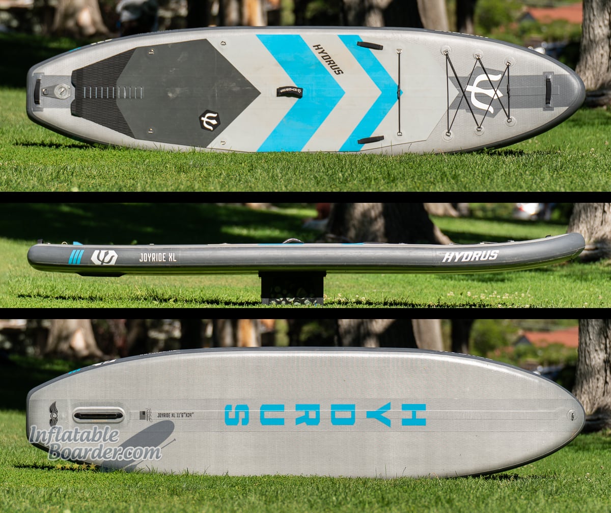 Hydrus Joyride XL board shape and profile