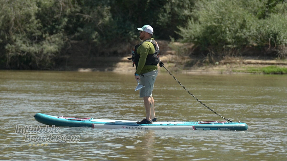 Blackfin Model V rigid while standing