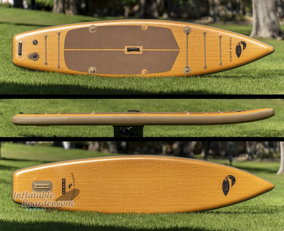Paddle North Portager iSUP shape and profile