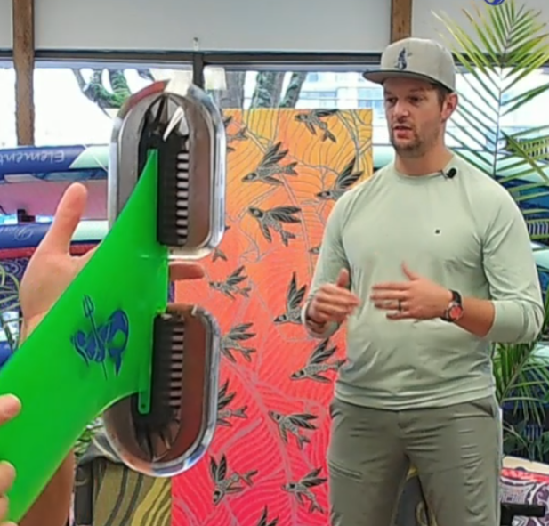 Sea Gods co-founder Ryan Johnson talks about the features on the new Sol Flyer iSUP
