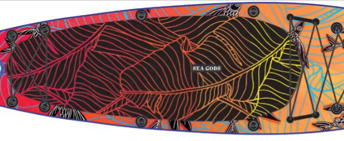 the Sol Flyer deck pad will feature a CNC-cut design