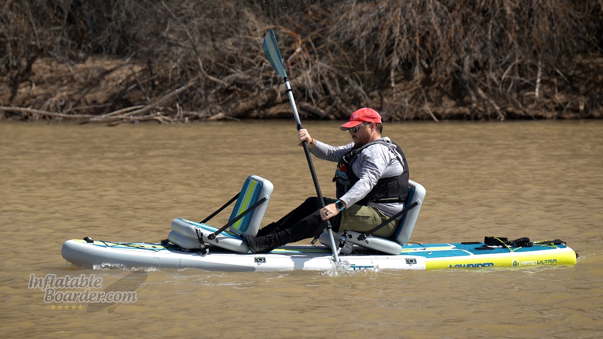 Bote LowRider 11'6 kayak paddling