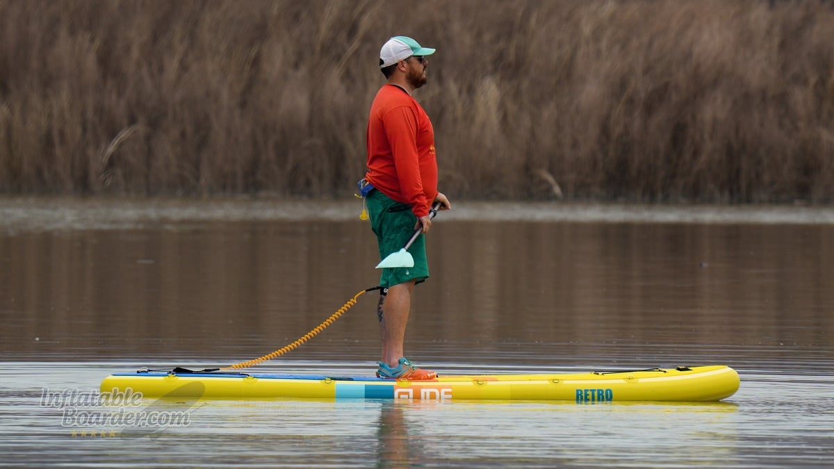 Glide O2 Retro 3.0 iSUP no flex while standing or paddling