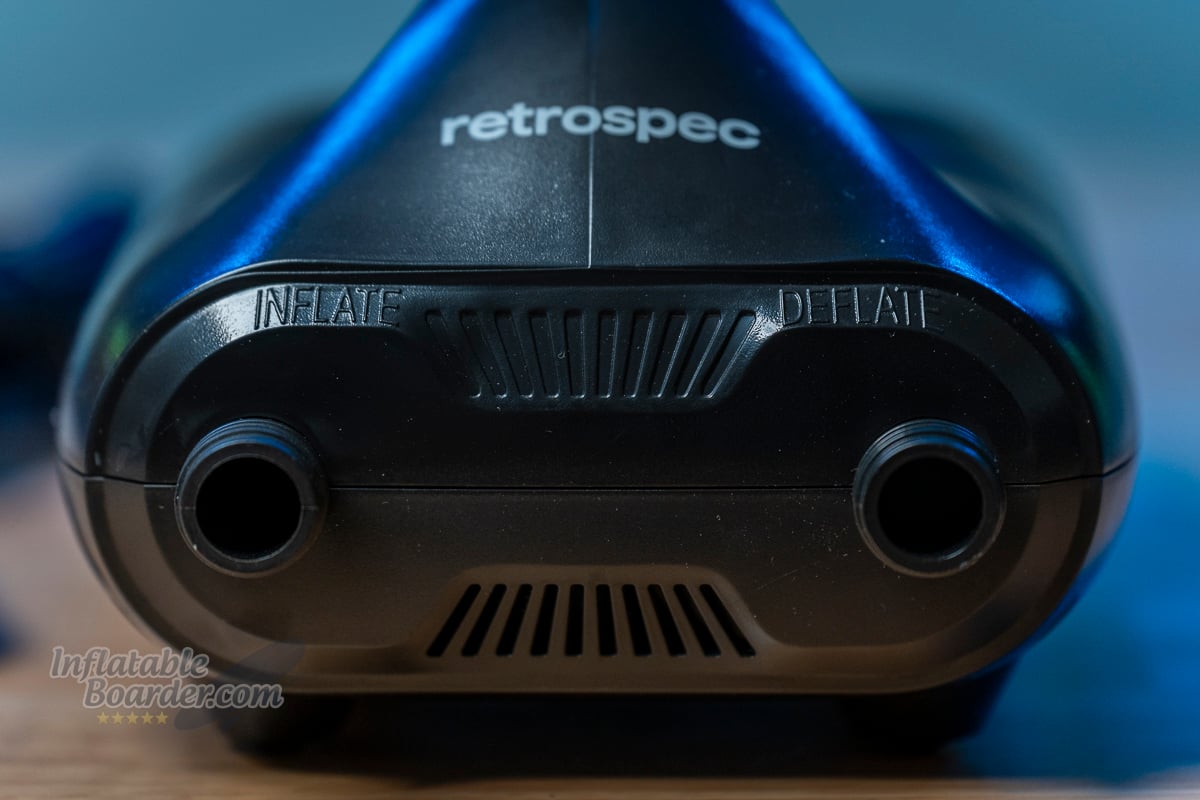 Retrospec Weekender e-Pump inflate/deflate ports