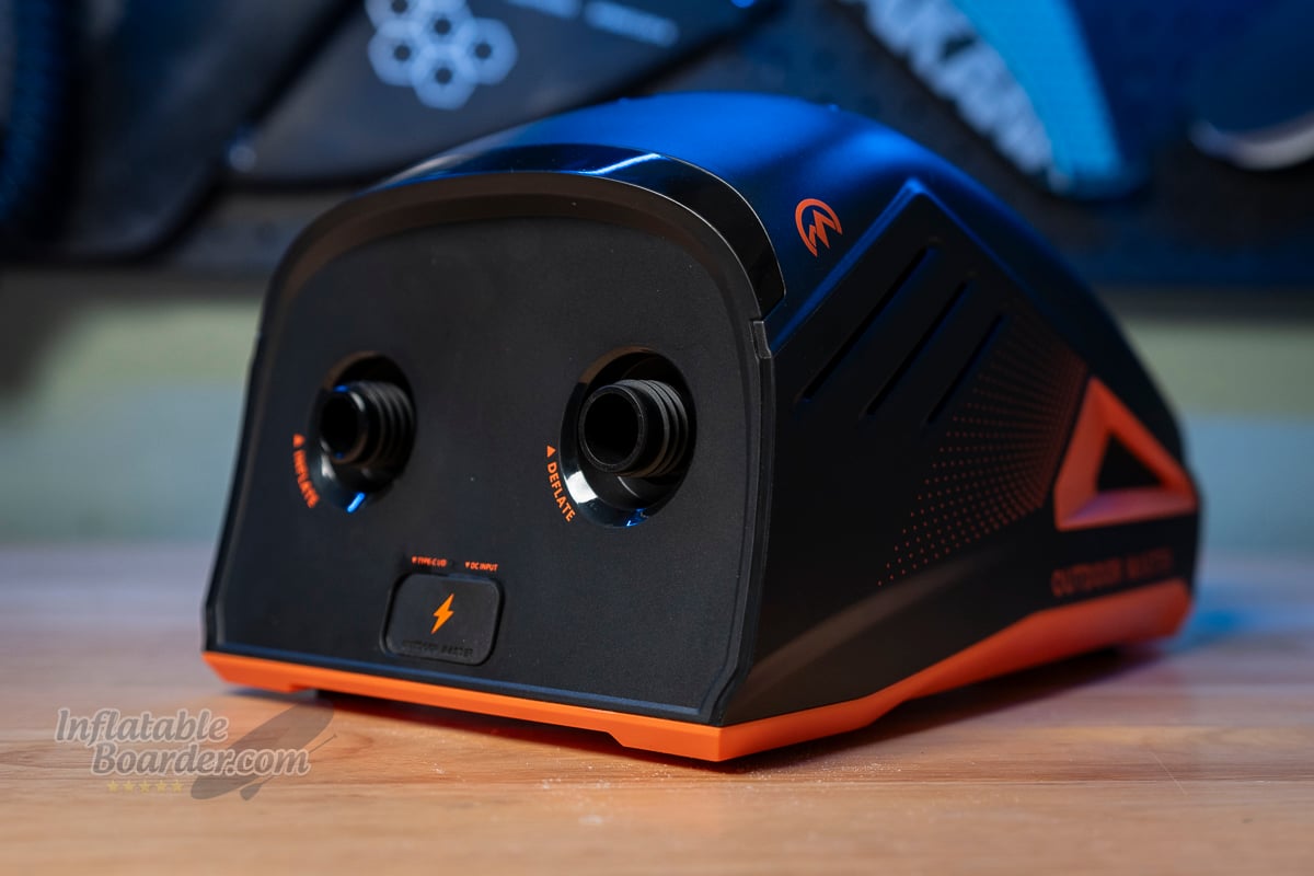 Outdoor Master Shark 3 electric pump front view