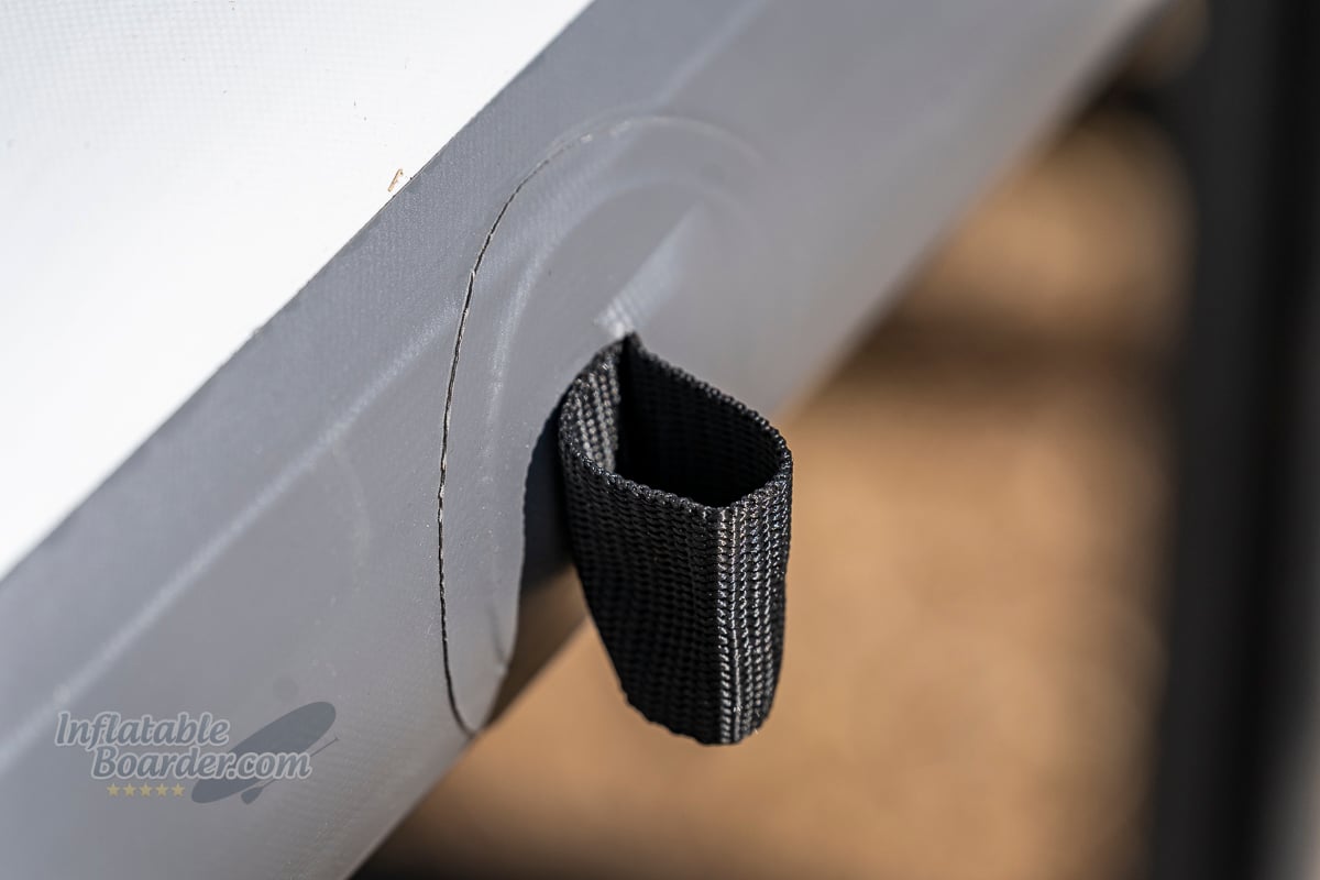 Glide Angler Core Backwater iSUP review - anchor pole loop