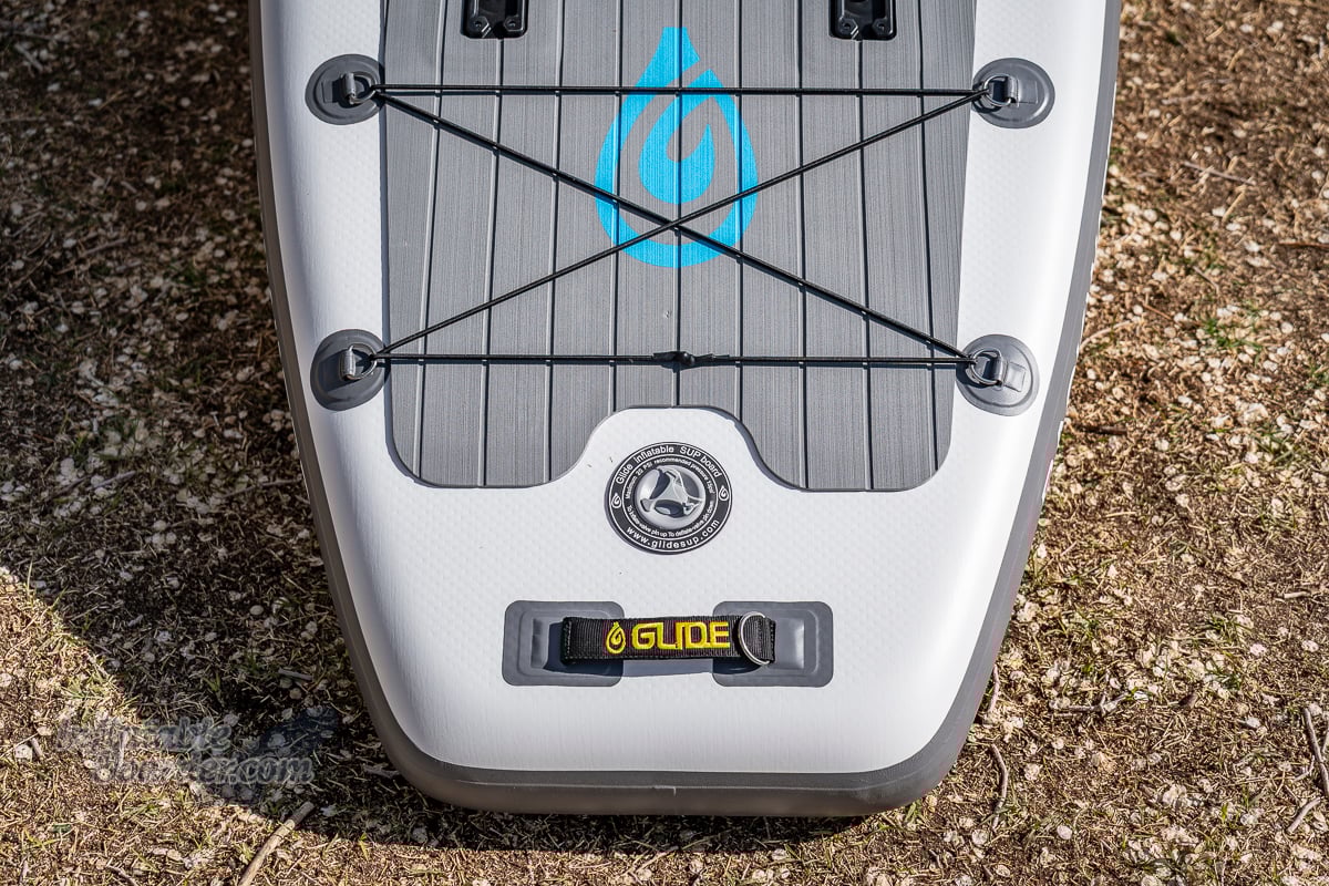 Glide Angler Core Backwater iSUP review - tail