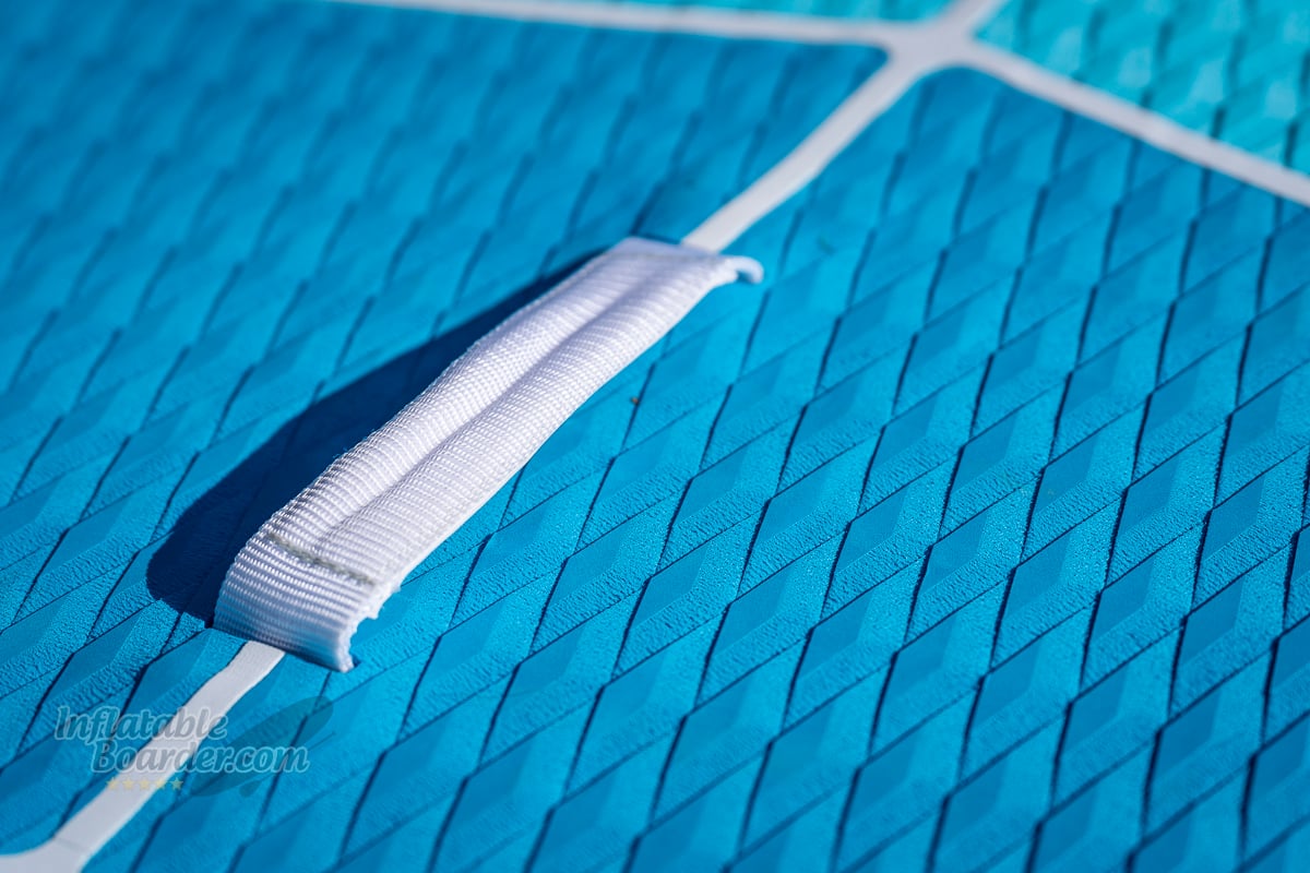 Honu Sorrento 12'6 iSUP review - handle and deck pad