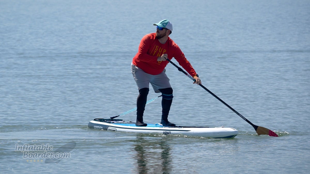 Honu Sorrento 12'6 iSUP review - maneuverability