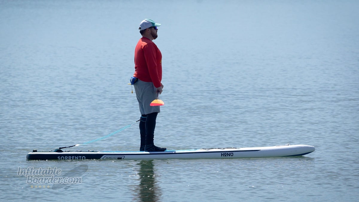 Honu Sorrento 12'6 iSUP review - rigidity