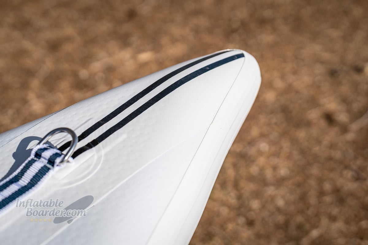 Honu Sorrento 12'6 iSUP review - nose tip
