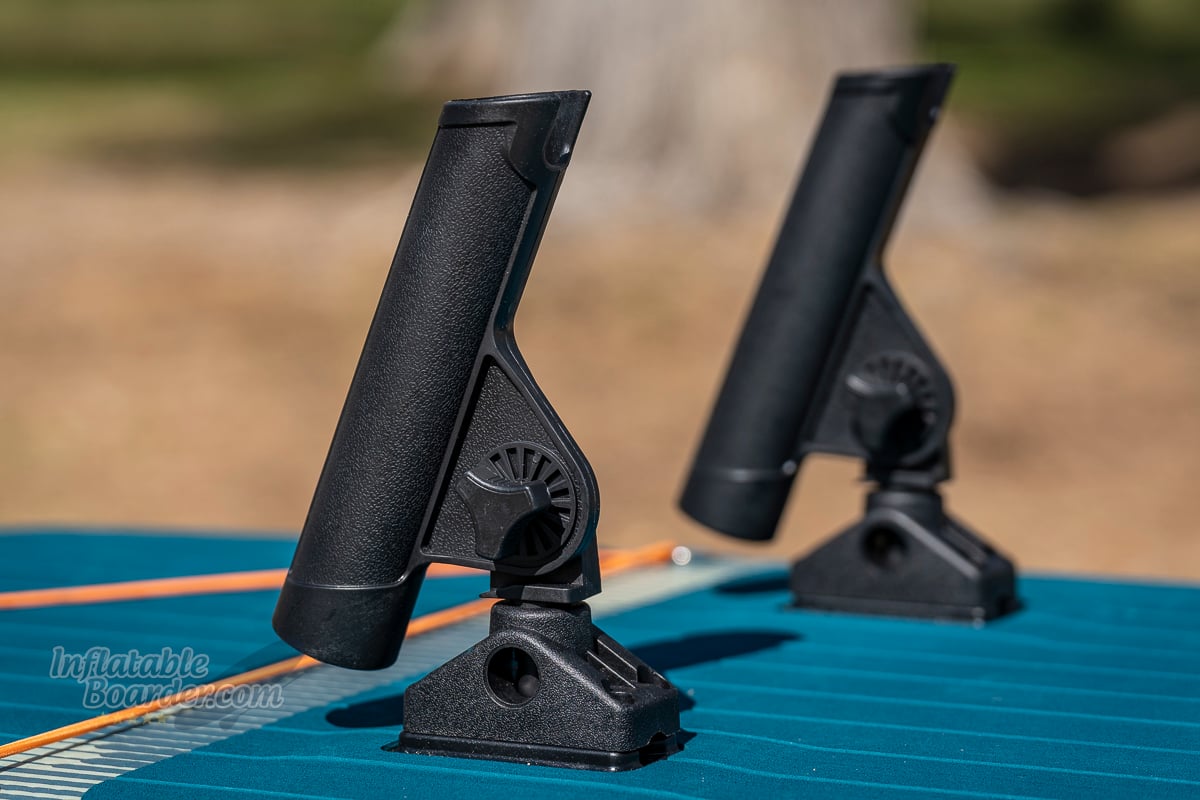 Retrospec June Fishing iSUP review - Fishing Rod Holders