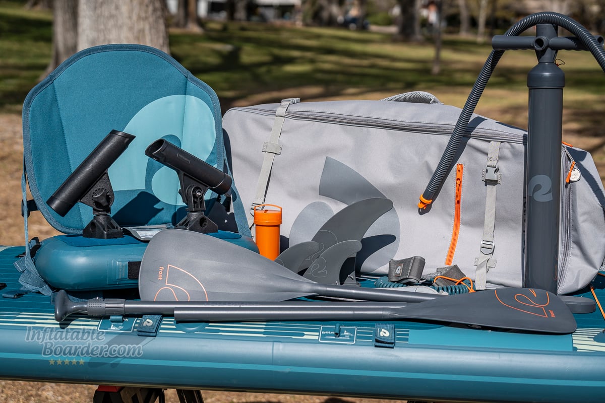 Retrospec June Fishing iSUP review - kit