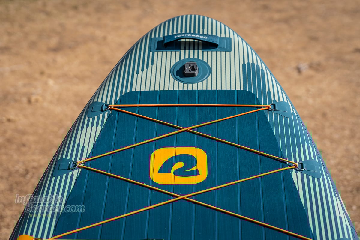 Retrospec June Fishing iSUP review - nose