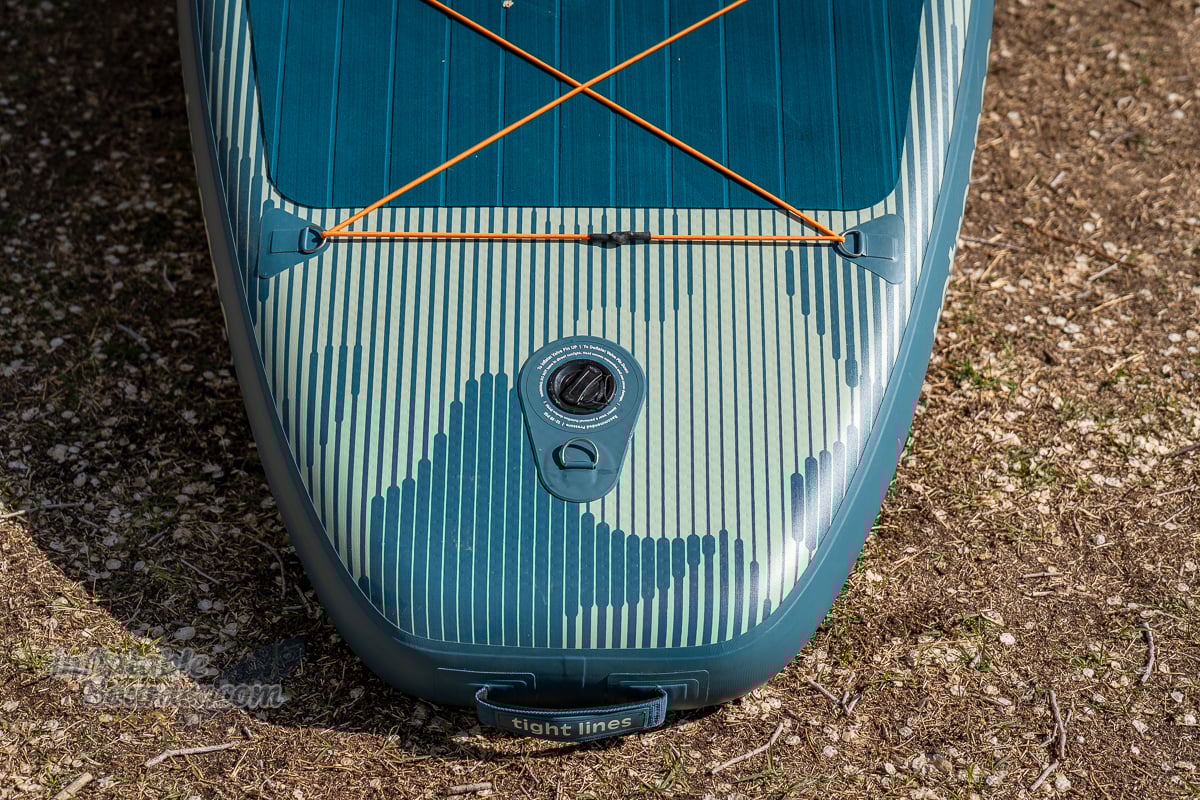 Retrospec June Fishing iSUP review - tail
