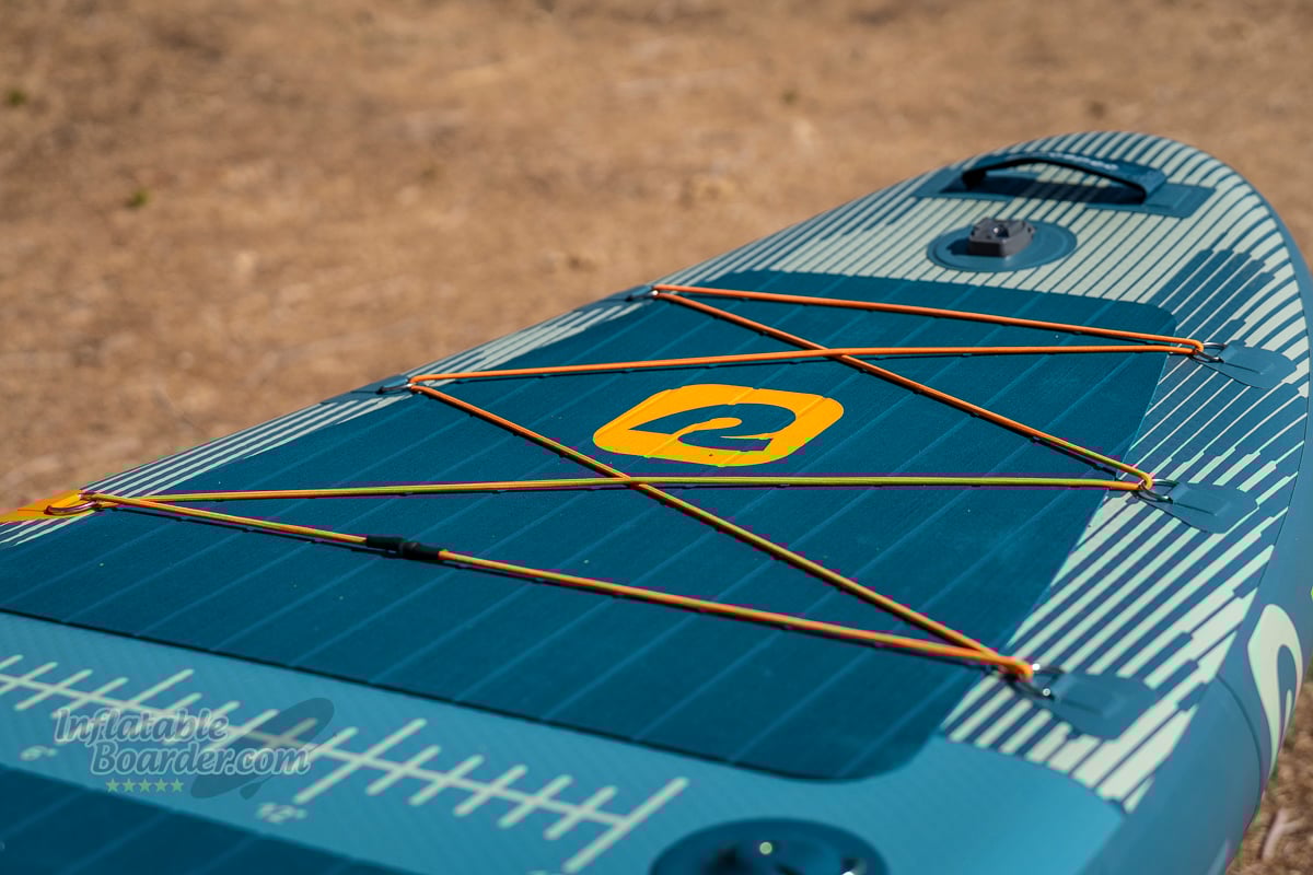 Retrospec June Fishing iSUP review - front cargo