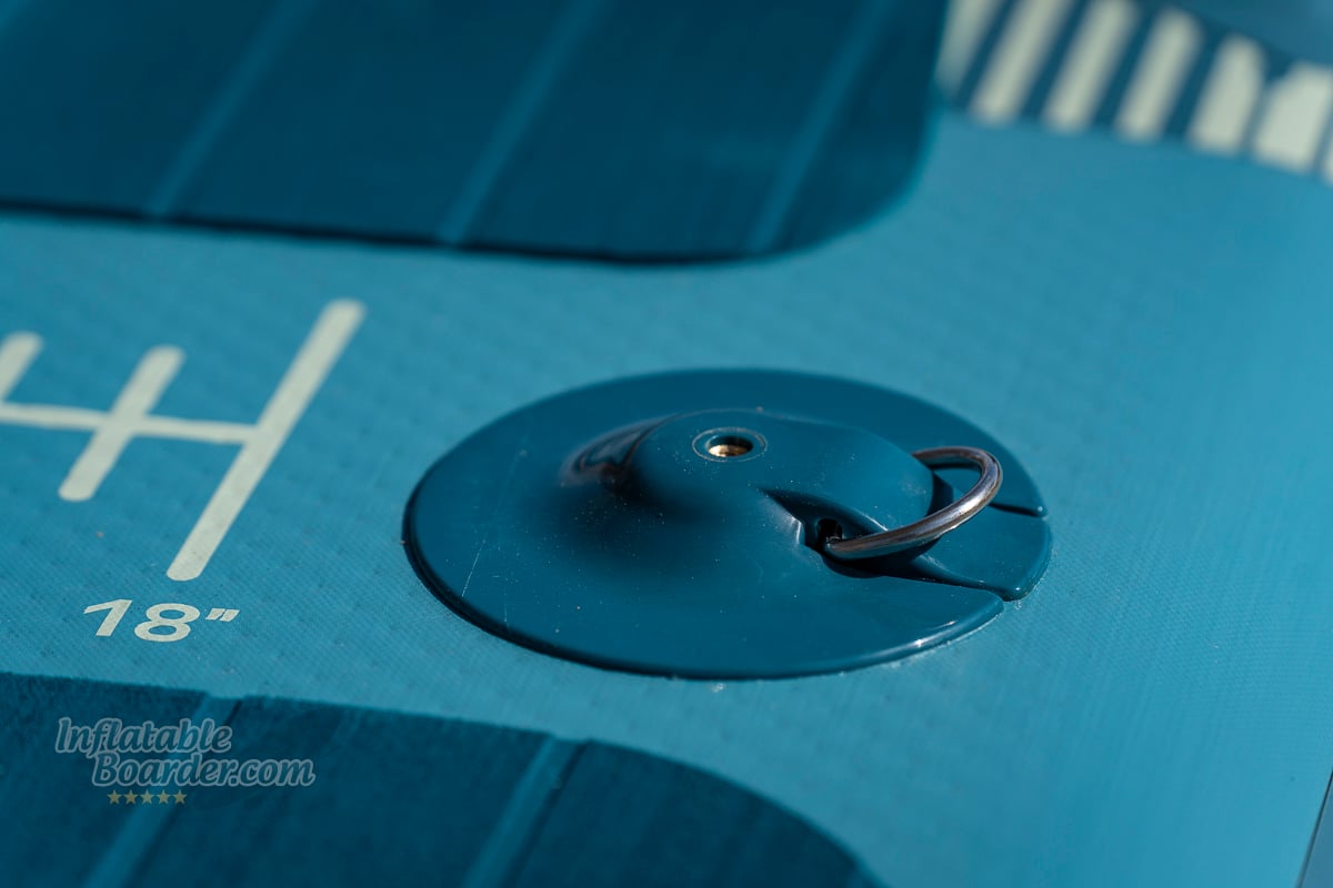 Retrospec June Fishing iSUP review - threaded mount