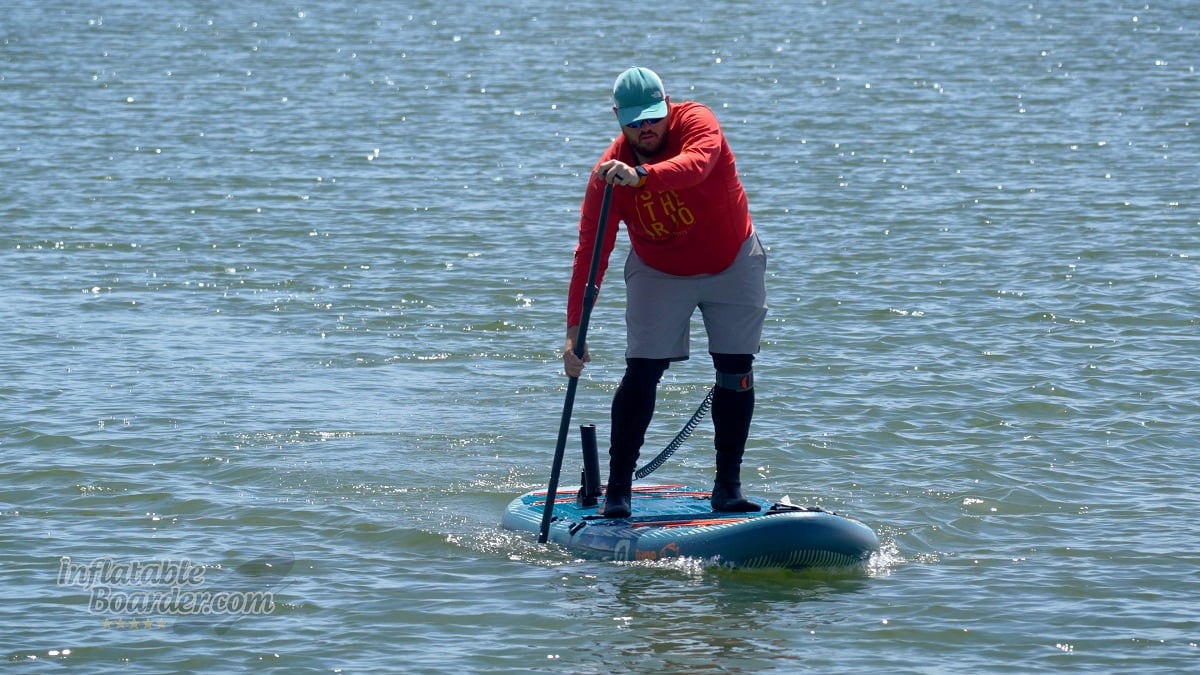 Retrospec June Fishing iSUP review - speed