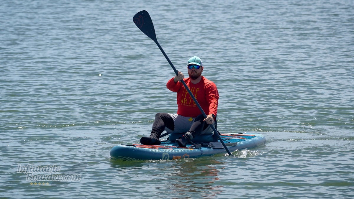 Retrospec June Fishing iSUP Review - kayaking