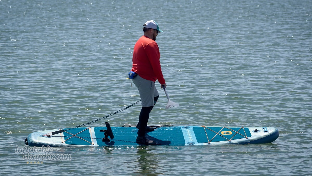 Retrospec June Fishing iSUP review - stability