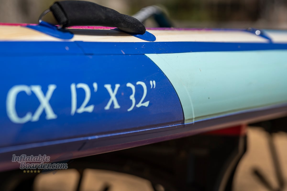Sea Gods Carta Marina CX iSUP Review - rail details