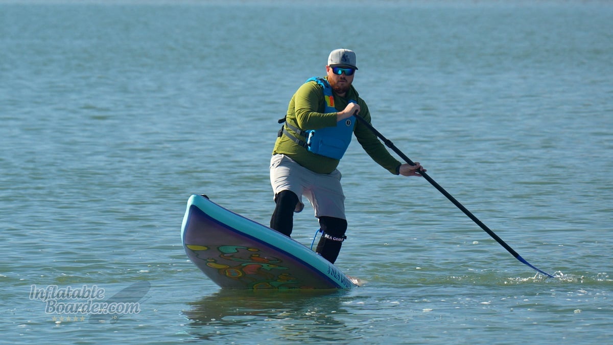 Sea Gods Carta Marina CX iSUP Review - pivot turn