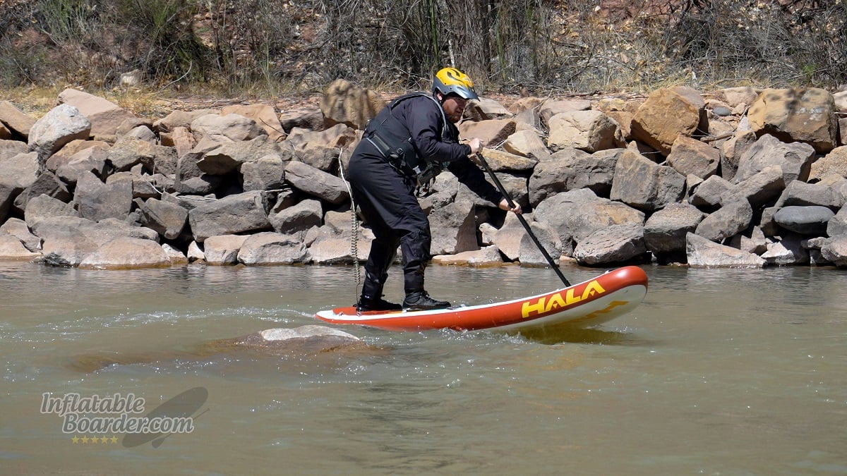 Hala Radito whitewater iSUP review - stability
