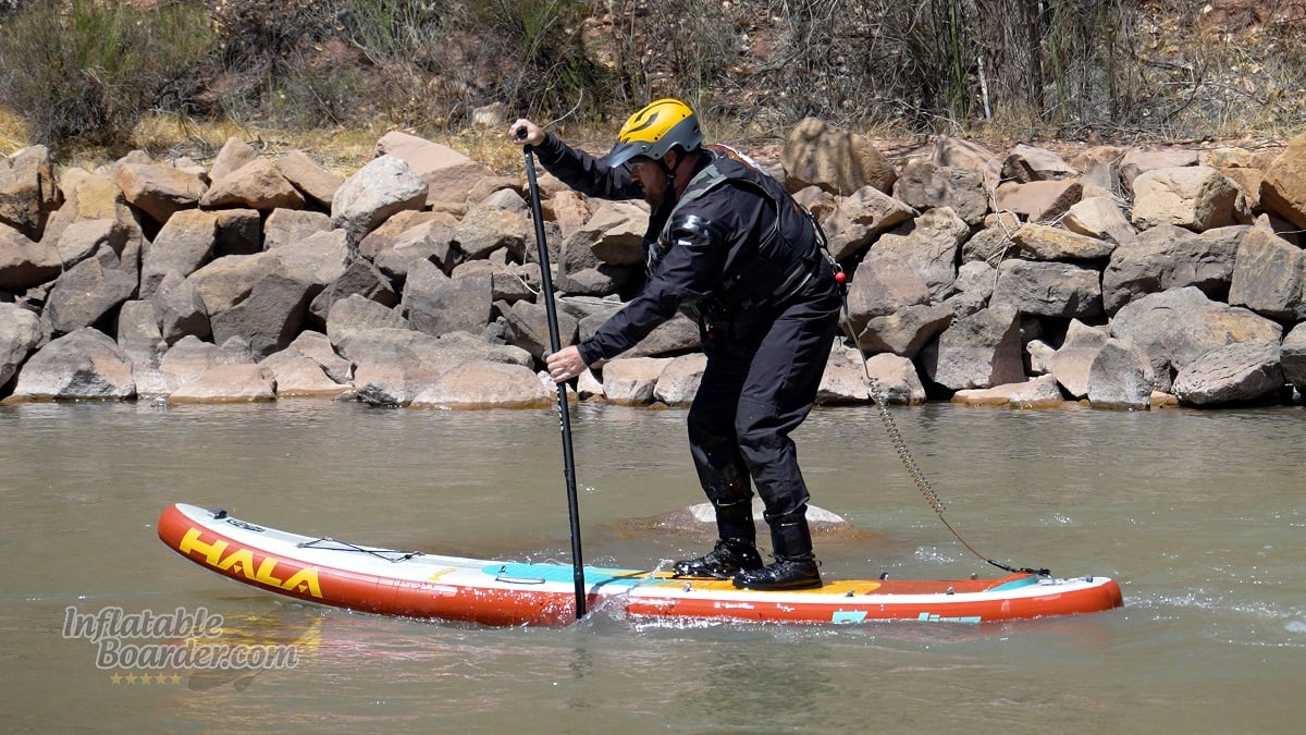 Hala Radito whitewater iSUP review - attaining