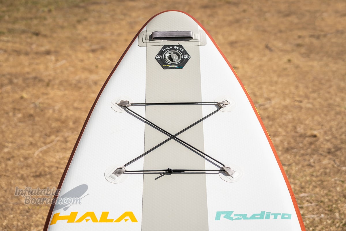 Hala Radito whitewater iSUP review - nose