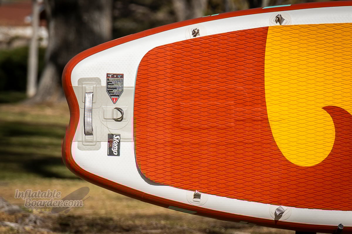 Hala Radito whitewater iSUP review - tail