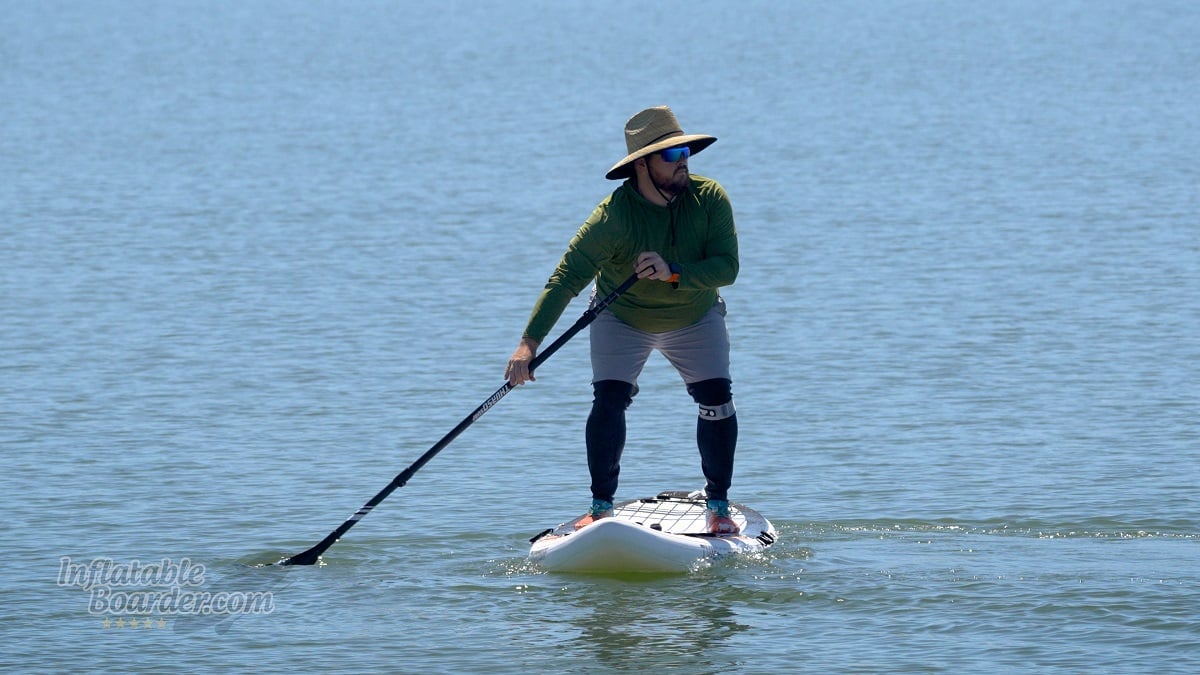 Thurso Expedition 150 iSUP review - turning