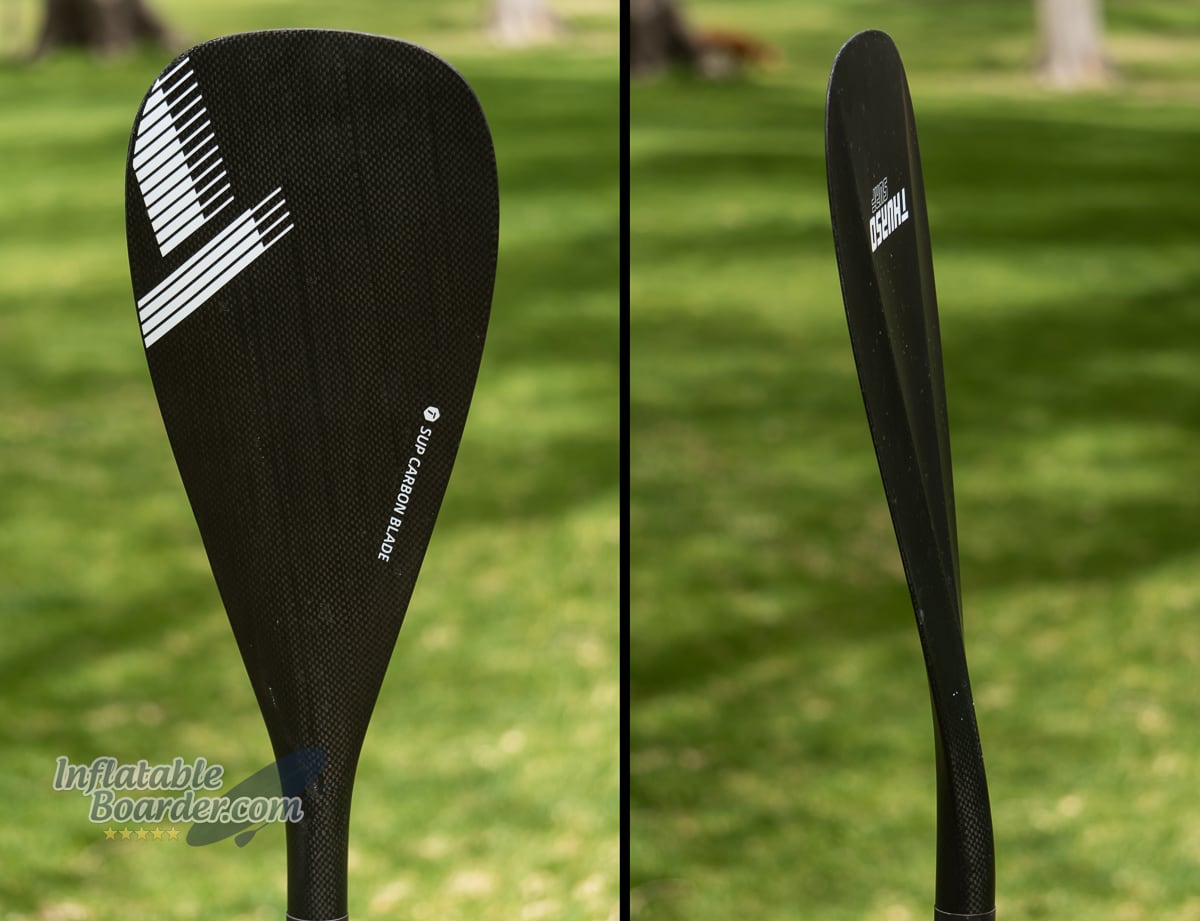 Thurso Expedition 150 iSUP review - carbon elite paddle