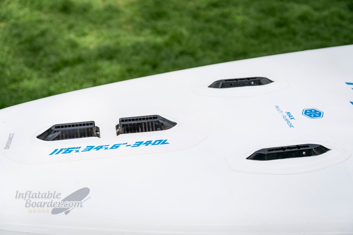 Thurso Max Multi-Purpose iSUP Review - fin boxes