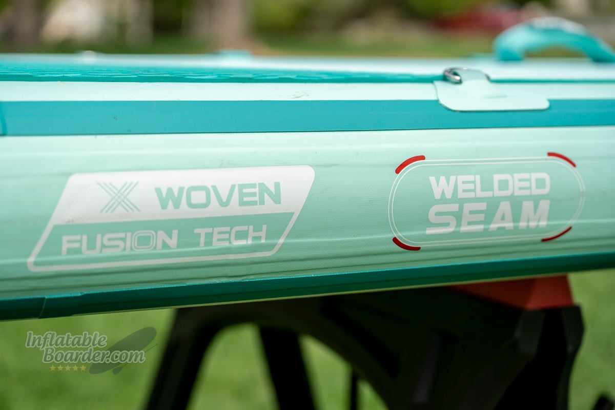 Thurso Waterwalker 126 iSUP Review - rail