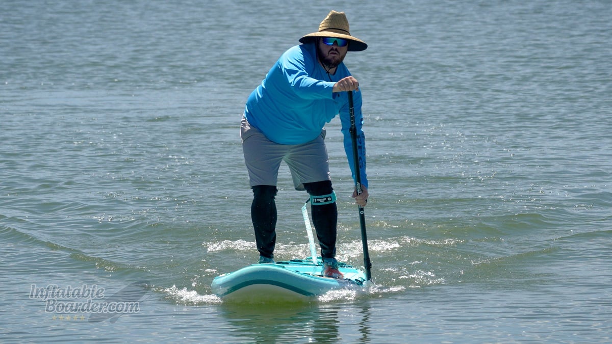 Thurso Waterwalker 126 iSUP Review - speed