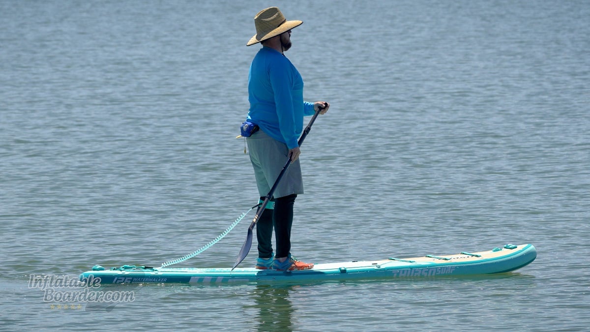 Thurso Waterwalker 126 iSUP Review - rigidity