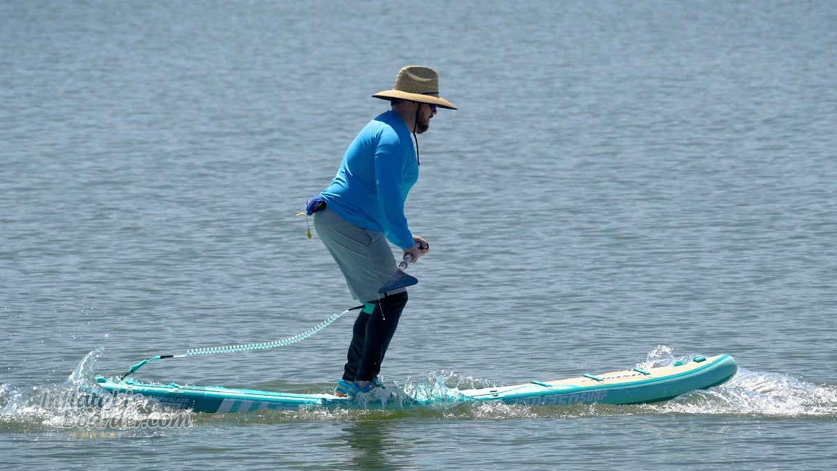 Thurso Waterwalker 126 iSUP Review - flex on bounce