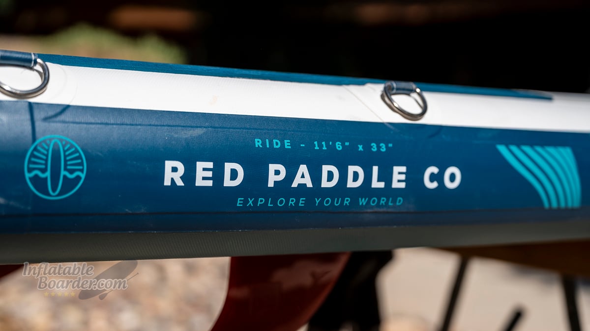 Red Paddle Co 11'6 Ride - rail