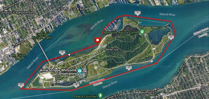 USA SUP Nationals 10k Course