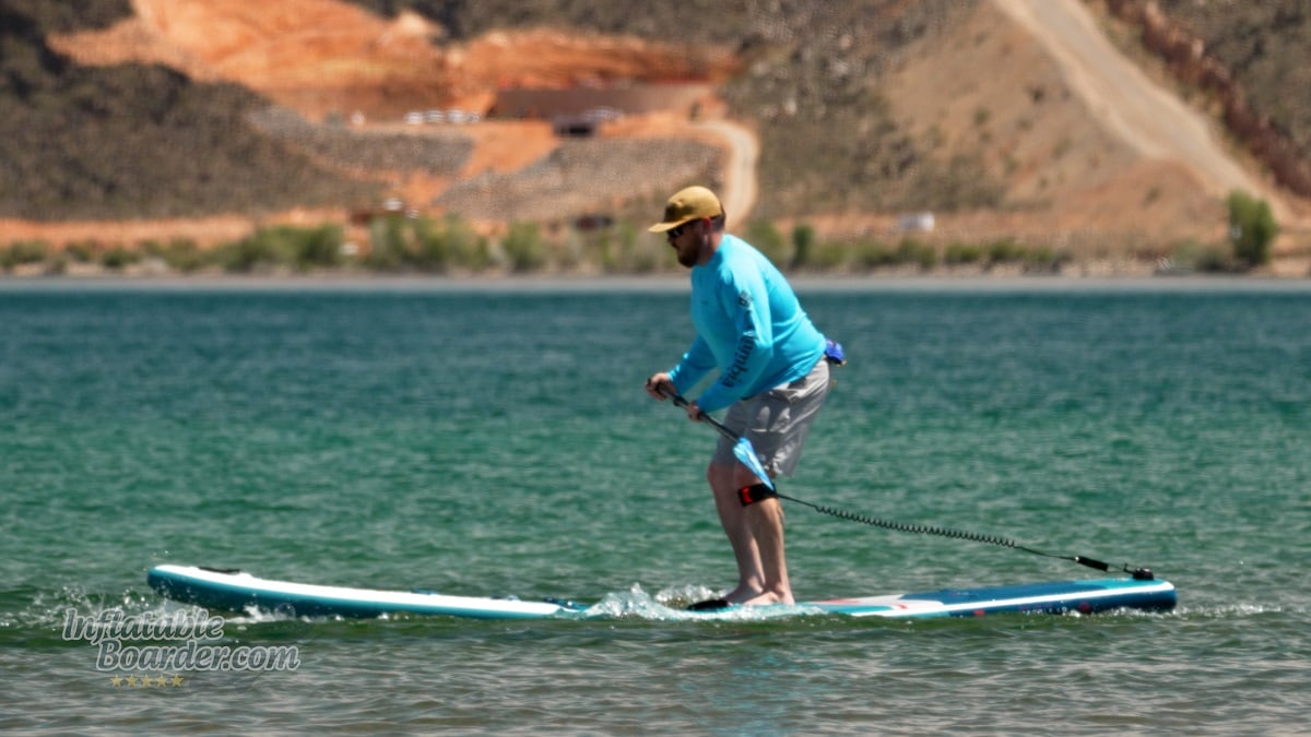 Red Paddle Co 12'6 Sport MSL 800 - flex on bounce